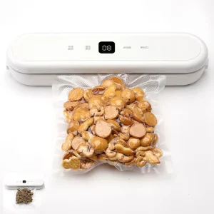 Mini Automatic Vacuum Sealing Machine 100W Portable Household Plastic Sealer and Food Packing Equipment