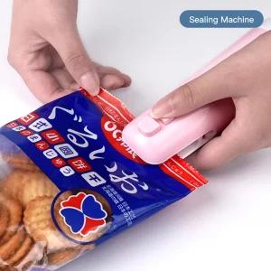 Mini Battery Powered Household Automatic Vacuum Sealer Machine Fresh Food Preserver Electric Plastic Handheld Vacuum Garage