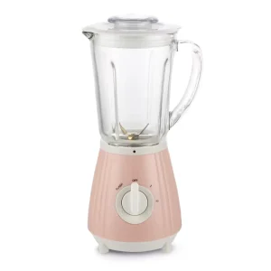 Mini Blender 250W 0.6L Glass Jug 4 Speed + Pulse 4 Blade Ice Crushing Detachable Household Smoothies Maker