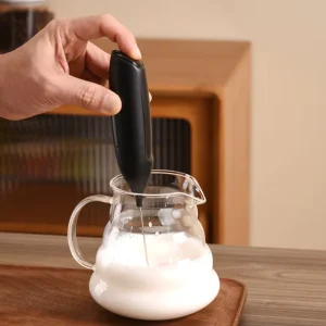 Mini Brand Name Electric Wireless Milk Frother with Classic Design and Custom Logo for Supermarkets