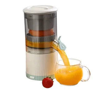 Mini Centrifugal Citrus Juicer USB Portable Electric Stainless Steel Blades 400ml Capacity Quiet Motor