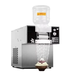Mini Commercial Snowflake Ice Shaver Machine Korean Bingsu Maker Ice Crusher for Cafe Home Small Business