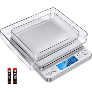 Mini Digital Kitchen Electronic Food Cooking Scale 1kg 2kg 3kg 0.1g 500g 0.01g LCD Display Measuring Baking Pocket Scale