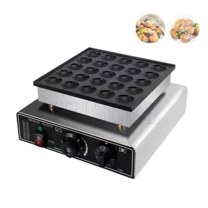 Mini Dutch Pancake Maker 25Pcs Commercial Mini Pancake Maker Non Stick Dorayaki Maker Electric Dutch Pancake