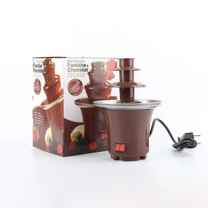 Mini Electric Chocolate Waterfall Fountain for Household Use