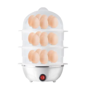 Mini Electric Egg Boiler Automatic Power Off Small Household Steamer Breakfast Multifunctional Plastic Cooker