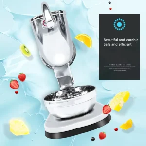 Mini Electric Ice Shaver Machine Commercial Ice Cube Crusher