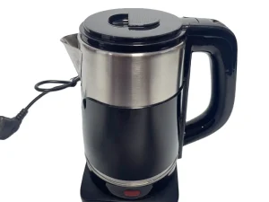 Mini Electric Kettle 1.2L Double layer cool touch electric kettle portable hotel Kettle water boiler