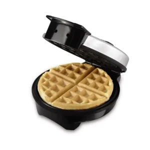 Mini Electric Non Stick Coated Stainless Steel Commercial Rotary Waffle Maker Bread Crepe Maker Pancake for Household Use