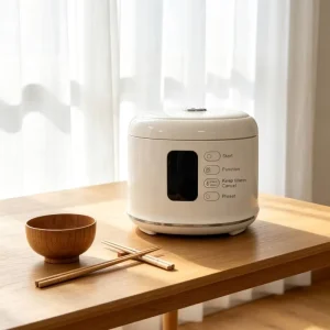 Mini Electric Rice Cooker Smart Multi Functional Fast Cooking WT-D03-2.5L with One Click Lid Opening Touch Control