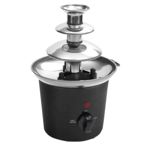 Mini Electric Stainless Steel Chocolate Fondue Fountain Machine Chocolate Melting Pot
