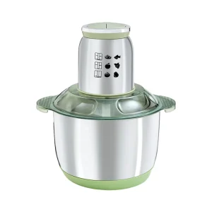 Mini Electric Stainless Steel Food Processor Meat and Vegetable Chopper Grinder for Home Kitchen Use