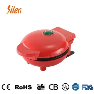 Mini Electric Waffle Maker with Non Stick Surface Adjustable Thermostat Easy Operation for Household Use