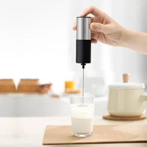 Mini Handheld Battery Operated Electric Milk Whisk Mixer Hand Blender Milk Foam Maker Automatic Milk Frother