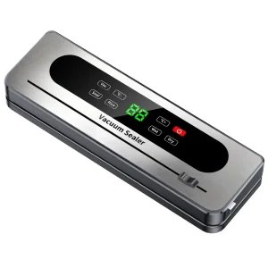 Mini Heat Sealer 0.88kg 365mm 75kPa Cordless 2000mAh Bag Cutter LED Display Household Dry Goods Food Vacuum Sealer