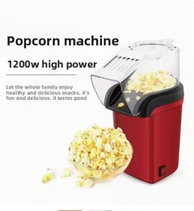 Mini Hot Air Popcorn Machine Home Small Electric Air Popping Popcorn Maker