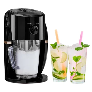 Mini Household Electric Ice Crusher Ice Shaver Machine with Stainless Steel Blade