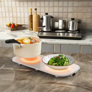 Mini Household Warm Board Kitchen Electric Food Warming Trays Fast Heating Portable Tray Mat Induction Food Warming Tray