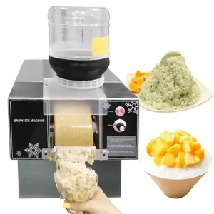 Mini Ice Cream Machine Commercial Korean Snow Snowflake Flake Cream Crusher Maker Shaved Ice Shaver Bingsu Making Machine