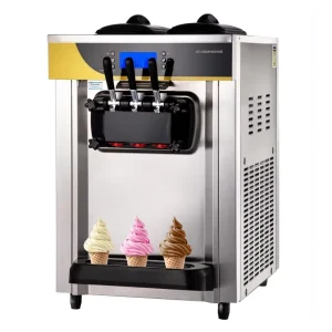Mini Ice Cream Maker Table Top Soft Ice Cream 6 Liters Countertop Soft Serve Soft Ice Cream Maker Machine