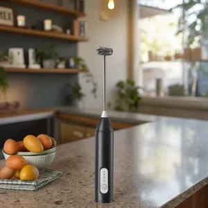 Mini Milk Frother Egg Whisk Portable USB Charging Handheld Coffee Milk Blender Electric Stainless Steel Egg Beater Home Use