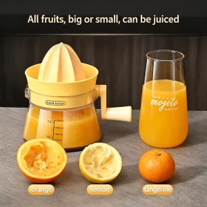 Mini Orange Lemon Squeezer Fruit Pomace Separator Citrus Juicer Blender Manual Fruit Juicer