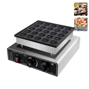 Mini Pancake Maker 25Pcs Mini Pancakes Maker Machine 900W Mini Dutch Pancakes Maker Machine