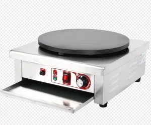 Mini Pancake and Crepe Maker Machine 40cm Circular Grain Crops Bread Maker for Pancakes Crepes