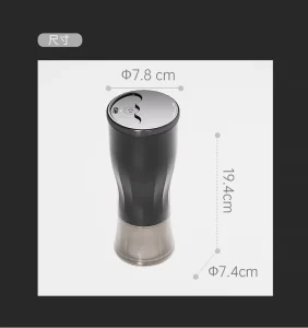 Mini Plastic Electric Coffee Grinder Small Coffee Bean Grinder with Customizable Logo Multi Use for Home Car Hotel Outdoor