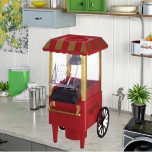 Mini Popcorn Machine 1106 Hot Air Popcorn Maker Electric Household Kitchen Appliance Durable Plastic Design