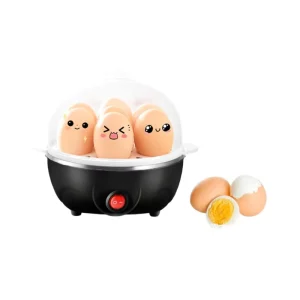 Mini Portable Automatic Electric Plastic Egg Cooker and Poacher with Egg Holder Eco Friendly Household Tool for Boiled Eggs
