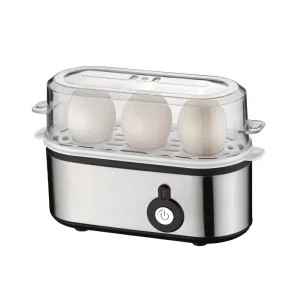 Mini Portable Automatic Stainless Steel Electric Egg Cooker Quick Egg Boiler for Household Use