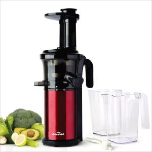 Mini Portable Citrus Slow Juicer Electric Manual Stainless Steel Juicer Machine with Reverse Function Household Use AJE368