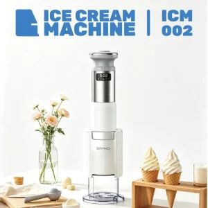 Mini Portable Electric Automatic Home & Outdoor Use Ice Cream Maker with Customizable Logo ICM002