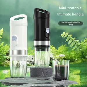 Mini Portable Espresso Machine Electric Italian Coffee Maker Outdoor Travel Camping Hiking Rechargeable