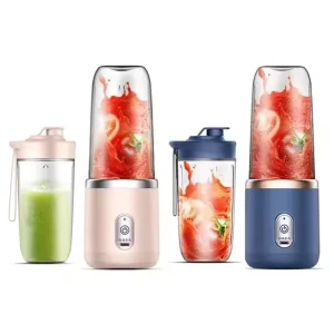 Mini Portable Juicer Blender 400Ml USB Powered Handheld Smoothie Mixer Fresh Fruit Juicer for Outdoor Use