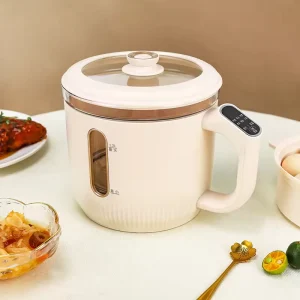 Mini Portable Multi-functional Electric Mini Rice Cooker Plastic+Glass 800W Power Customizable Color/Logo Non-Stick Household