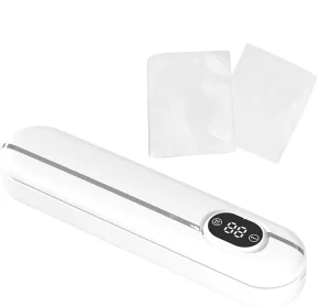 Mini Portable Vacuum Sealer Machine Automatic Food Sealer for Food Savers Dry Moist Modes Compact Design Vacuum Packing Machine