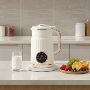 Mini Soybean Milk Machine 2 6 People Kitchen Household Appliances Stainless Steel 1000mL Capacity Easy Cleaning