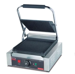 Mini Tabletop Commercial Single Head Electric Stainless Steel Frying Machine with Easy Cleaning All Flat
