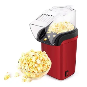 Mini Tabletop Home Automatic Popcorn Maker Portable Electric Hot Air Popcorn Machine