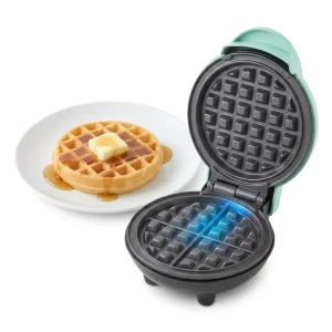 Mini Waffle Maker Portable Electric Waffle Iron Non Stick Breakfast Machine for Home Hotel Small Kitchen Appliances