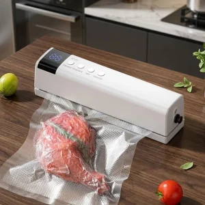 Mini Wireless 10W Rechargeable Vacuum Sealer Model 858 Household Food Bag Plastic Sealing Machine Kitchen Packaging