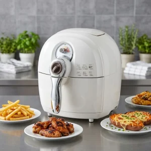 Minimalist 2.5L Air Fryer Easy Operation Personal Cooker Retro Style Healthy Oilless Deep Fryer