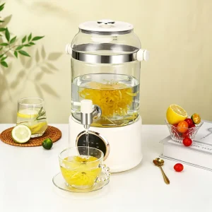 Modern 3L 800W Glass Plastic Electric Kettle Digital Control Automatic Shut-off Multi-Temperature Control
