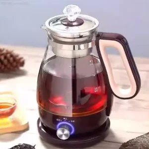 Modern Automatic Glass Gooseneck Electric Kettle 360 Rotating Base 600W Power 1L Capacity for Home Hotel Outdoor