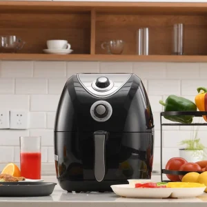 Modern Classic Electric 5.5L Single Pan Plastic Air Fryer Fast Cooking Non-Stick Surface Oil-free