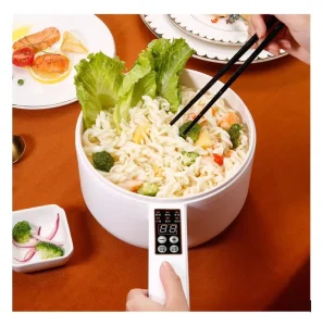 Modern Design Small Power Household Multi-Function Electric Cookware for Students Dormitory Noodles Cooking Pan Auto-Thermostat