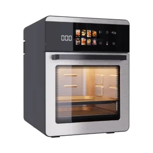 Modern Electric 20 Liter Large Capacity Air Fryer Oven Multi Function All In One Machine for Household Use Square Shape