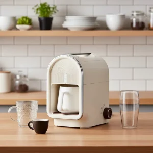 Modern Electric Automatic Espresso Americano Coffee Maker with Steam Function Button Control One Touch Drinks for Home